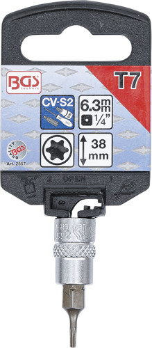 BGS Bit-Einsatz | Antrieb Innenvierkant 6,3 mm (1/4