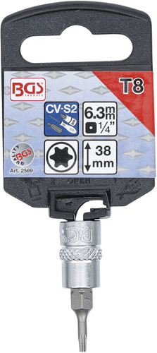 BGS Bit-Einsatz | Antrieb Innenvierkant 6,3 mm (1/4