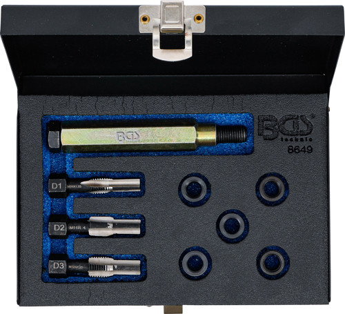 BGS Reparatursatz für Glühkerzengewinde | M10 x 1,25 mm