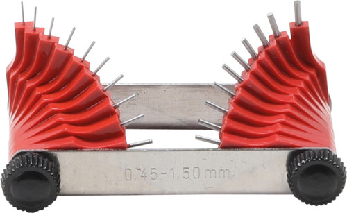 BGS Düsenlehre | 0,45 - 1,50 mm | 20-tlg.