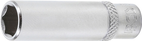 BGS Steckschlüssel-Einsatz Sechskant, tief | Antrieb Innenvierkant 6,3 mm (1/4