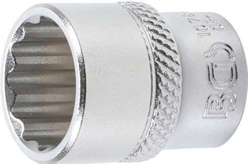 BGS Steckschlüssel-Einsatz Zwölfkant | Antrieb Innenvierkant 6,3 mm (1/4