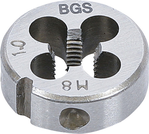 BGS Gewindeschneideisen | M8 x 1,0 x 25 mm