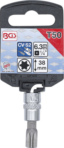 BGS Bit-Einsatz | Antrieb Innenvierkant 6,3 mm (1/4