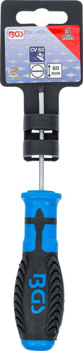 BGS Schraubendreher | Schlitz 3 mm | Klingenlänge 60 mm