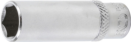 BGS Steckschlüssel-Einsatz Sechskant, tief | Antrieb Innenvierkant 6,3 mm (1/4