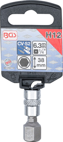 BGS Bit-Einsatz | Antrieb Innenvierkant 6,3 mm (1/4