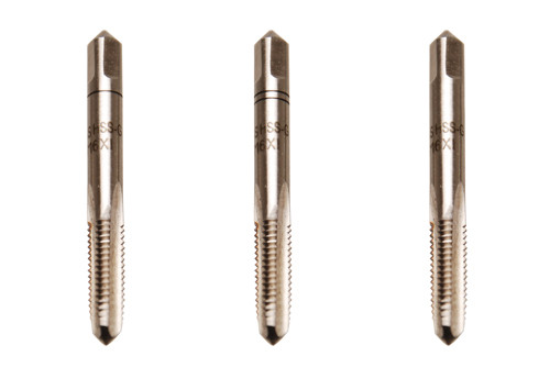 BGS Gewindebohrer-Satz | Vor-, Mittel- und Fertigschneider | HSS-G | M6 x 1,0 mm | 3-tlg.