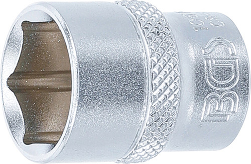 BGS Steckschlüssel-Einsatz Sechskant | Antrieb Innenvierkant 10 mm (3/8