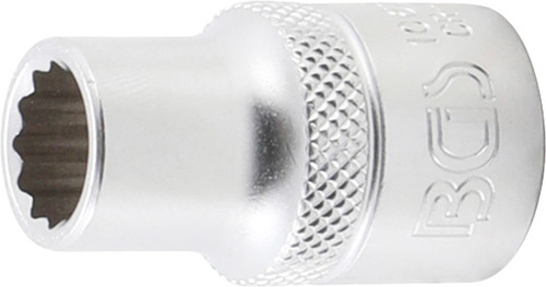 BGS Steckschlüssel-Einsatz Zwölfkant | Antrieb Innenvierkant 12,5 mm (1/2