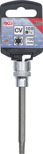 BGS Bit-Einsatz | Länge 100 mm | Antrieb Innenvierkant 10 mm (3/8