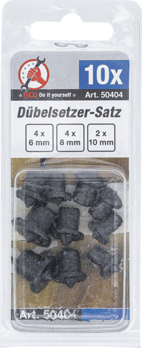 BGS Dübelsetzer-Satz | 6 - 8 - 10 mm | 10-tlg.