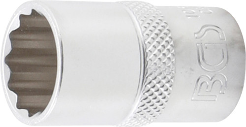 BGS Steckschlüssel-Einsatz Zwölfkant | Antrieb Innenvierkant 12,5 mm (1/2