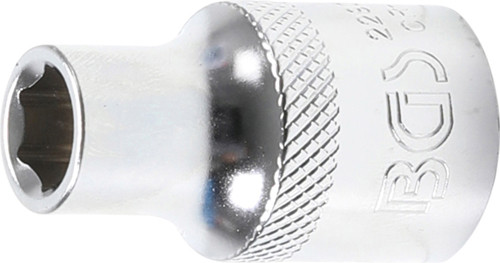 BGS Steckschlüssel-Einsatz Sechskant | Antrieb Innenvierkant 12,5 mm (1/2
