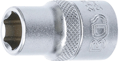 BGS Steckschlüssel-Einsatz Sechskant | Antrieb Innenvierkant 12,5 mm (1/2