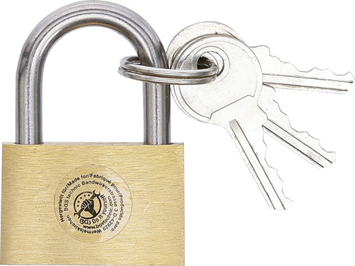 BGS Messing-Vorhängeschloss | 30 mm