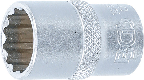 BGS Steckschlüssel-Einsatz Zwölfkant | Antrieb Innenvierkant 12,5 mm (1/2