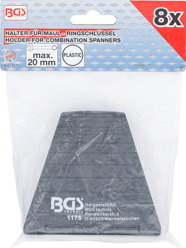BGS Halter für Maul-/Ringschlüssel | 8 Auflagen