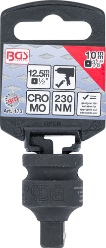 BGS Kraft-Steckschlüssel-Adapter | Innenvierkant 12,5 mm (1/2