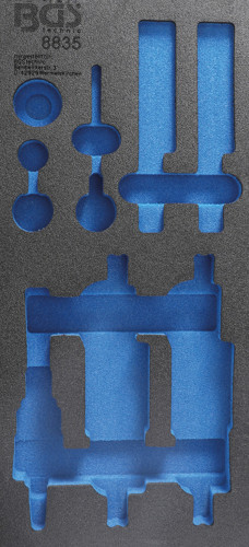 BGS Werkstattwageneinlage 1/3 | leer | für Art. 8835