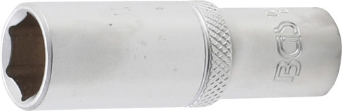 BGS Steckschlüssel-Einsatz Sechskant, tief | Antrieb Innenvierkant 10 mm (3/8
