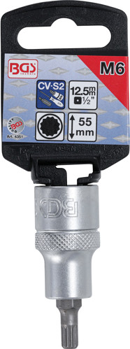 BGS Bit-Einsatz | Antrieb Innenvierkant 12,5 mm (1/2