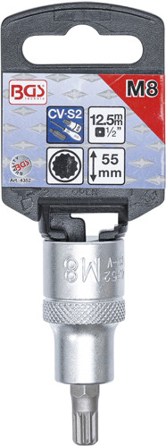 BGS Bit-Einsatz | Antrieb Innenvierkant 12,5 mm (1/2