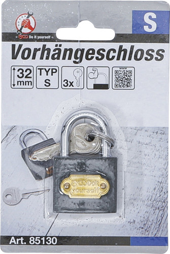 BGS Vorhängeschloss | Typ S | 32 mm