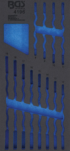 BGS Werkstattwageneinlage 1/3 | leer | für Art. 4196