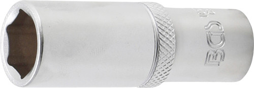 BGS Steckschlüssel-Einsatz Sechskant, tief | Antrieb Innenvierkant 10 mm (3/8