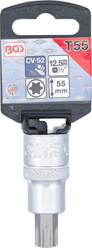 BGS Bit-Einsatz | Antrieb Innenvierkant 12,5 mm (1/2