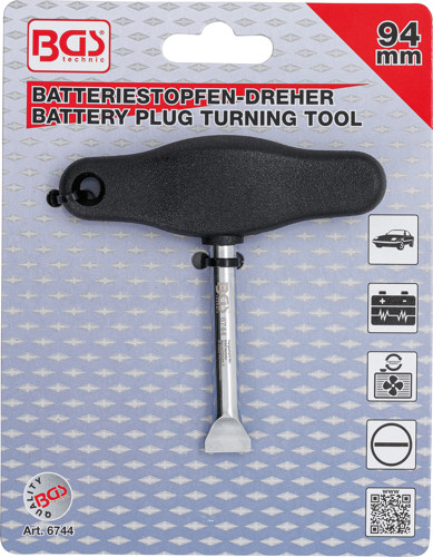 BGS Batteriestopfen-Dreher | mit T-Griff