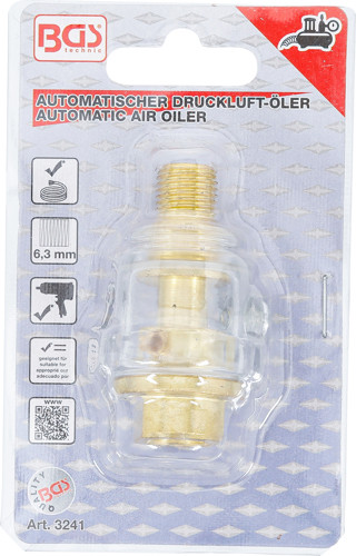 BGS Automatischer Druckluft-Öler | Schlauchanschluss 6,3 mm (1/4