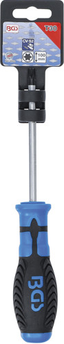 BGS Schraubendreher | T-Profil (für Torx) T30 | Klingenlänge 100 mm