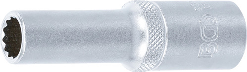 BGS Steckschlüssel-Einsatz Zwölfkant, tief | Antrieb Innenvierkant 12,5 mm (1/2