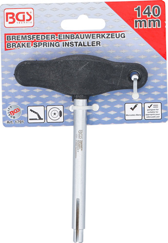 BGS Bremsfeder-Einbauwerkzeug | für Mercedes-Benz-Parkbremse | 140 mm