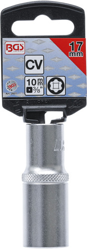 BGS Steckschlüssel-Einsatz Super Lock, tief | Antrieb Innenvierkant 10 mm (3/8