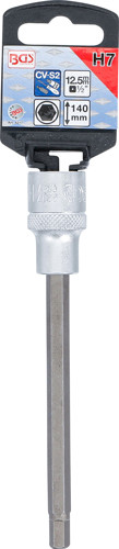 BGS Bit-Einsatz | Länge 140 mm | Antrieb Innenvierkant 12,5 mm (1/2