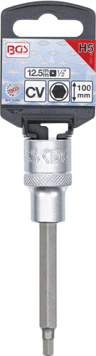 BGS Bit-Einsatz | Länge 100 mm | Antrieb Innenvierkant 12,5 mm (1/2