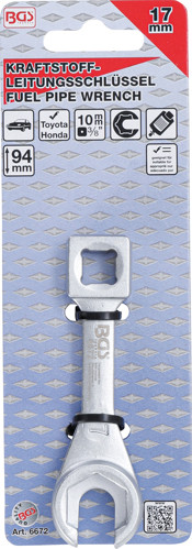 BGS Kraftstoff-Leitungsschlüssel | für Toyota & Honda | 17 mm