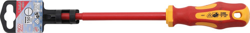 BGS VDE-Schraubendreher | Schlitz 6,5 mm | Klingenlänge 150 mm