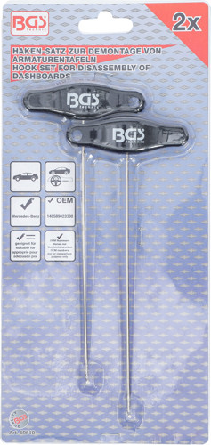 BGS Haken-Satz zur Demontage von Mercedes-Benz-Armaturentafeln | 2-tlg.