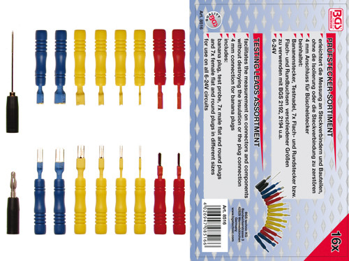 BGS Prüfspitzen-Sortiment | 16-tlg.