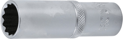 BGS Steckschlüssel-Einsatz Zwölfkant, tief | Antrieb Innenvierkant 12,5 mm (1/2