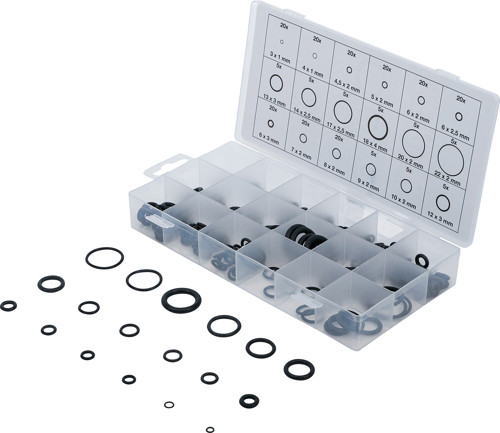 BGS O-Ring-Sortiment | Ø 3 - 22 mm | 225-tlg.