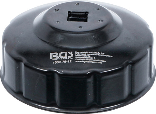 BGS Ölfilterschlüssel | Zwölfkant | Ø 76 mm | für Fiat, Mercedes-Benz, Renault