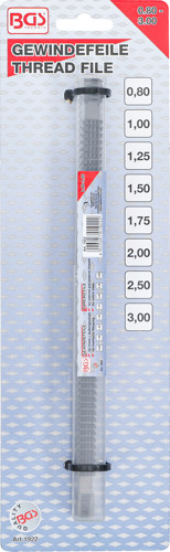 BGS Gewindefeile | Innen und Außengewinde | metrisch 0,80 - 3,00 mm