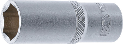 BGS Steckschlüssel-Einsatz Sechskant, tief | Antrieb Innenvierkant 12,5 mm (1/2