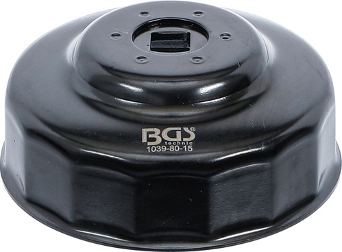 BGS Ölfilterschlüssel | 15-kant | Ø 80 mm | für Honda, Mazda, Nissan, Opel