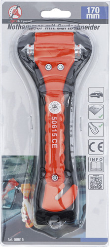 BGS Nothammer mit Gurtschneider | 170 mm